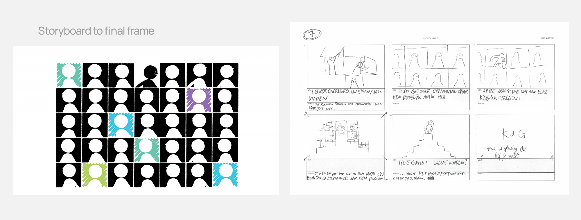 Storyboard Antwerp Commercial Lineart Whiteboard